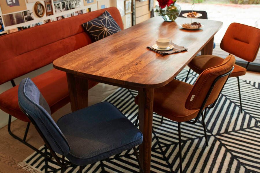 TOM TAILOR HOME Eettafel T-ELEPHANT TABLE van mangohout benadrukt massieve poten breedte 180 cm