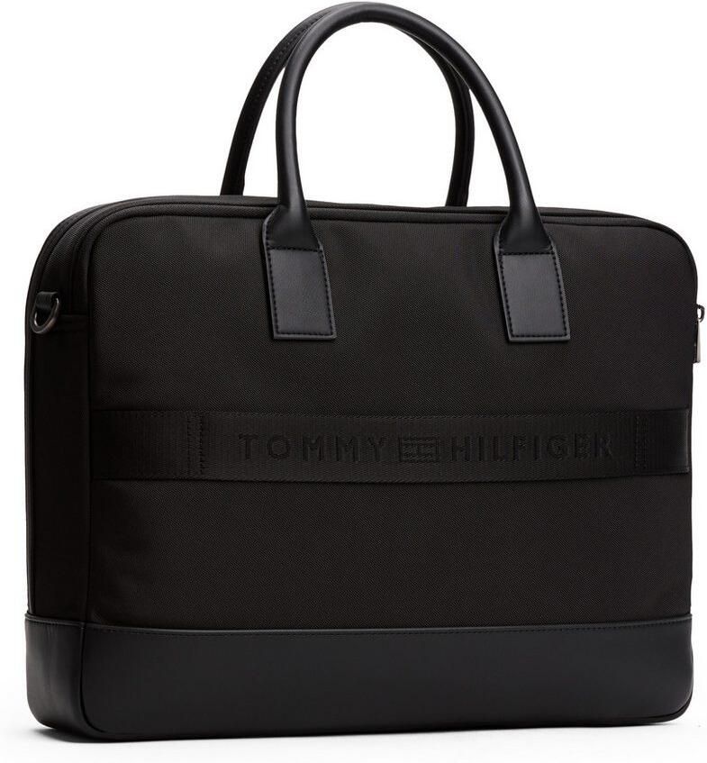 Tommy Hilfiger Laptoptas TH NYLON TRAVEL COMPUTER BAG zakelijke tas messenger bag ideaal voor zakenreis