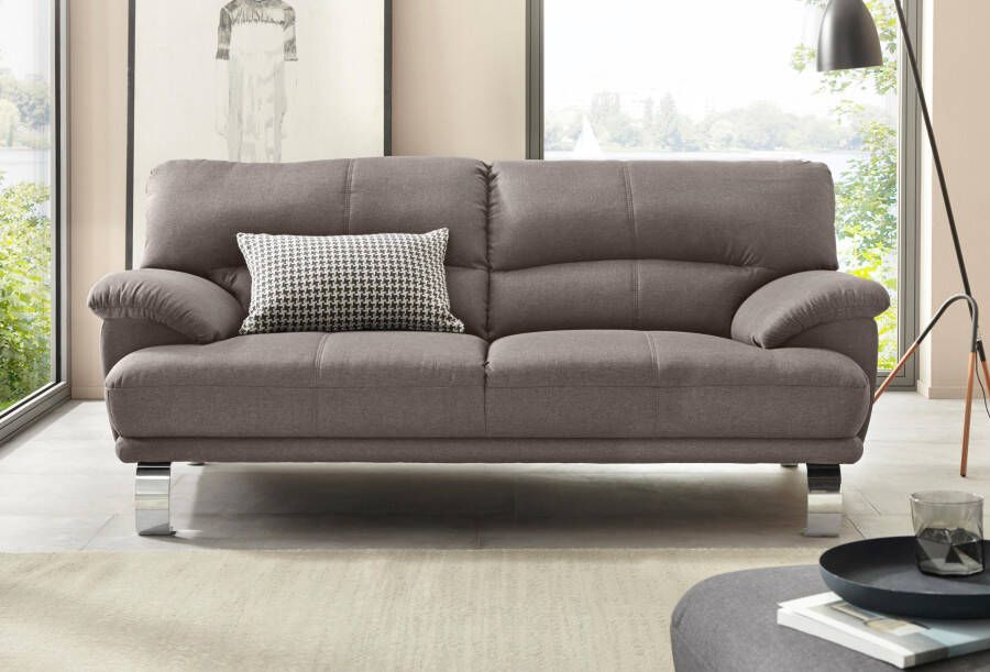 TRENDMANUFAKTUR 3-zitsbank Cecilia II met Italiaans design geweldige details