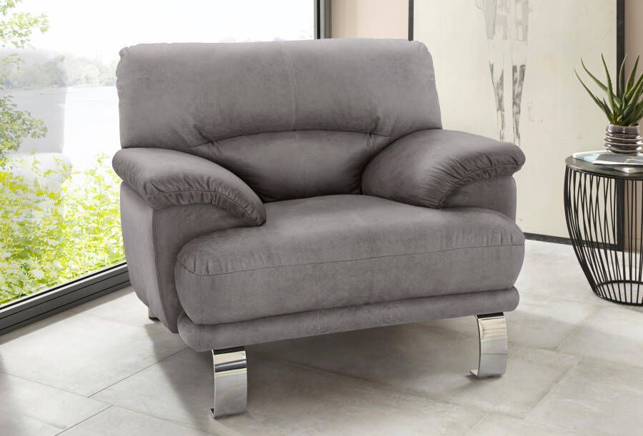 TRENDMANUFAKTUR Fauteuil Cecilia II loungestoel in Italiaans design (set)