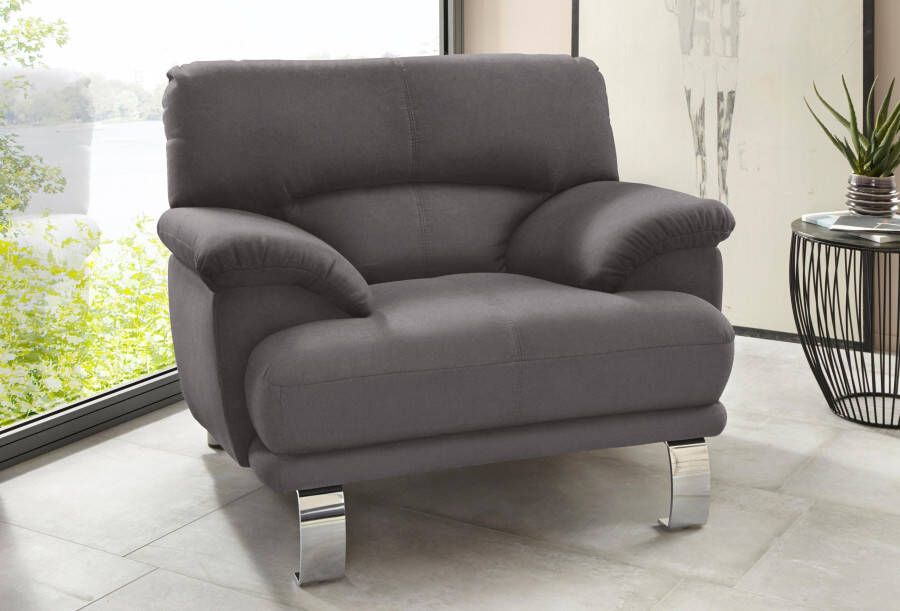 TRENDMANUFAKTUR Fauteuil Cecilia II loungestoel in Italiaans design (set)