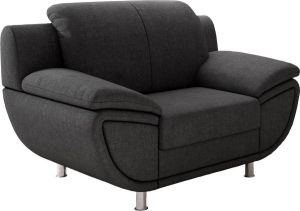 TRENDMANUFAKTUR Fauteuil naar keuze met comfortabele binnenvering met extra brede armleuningen vrij plaatsbaar