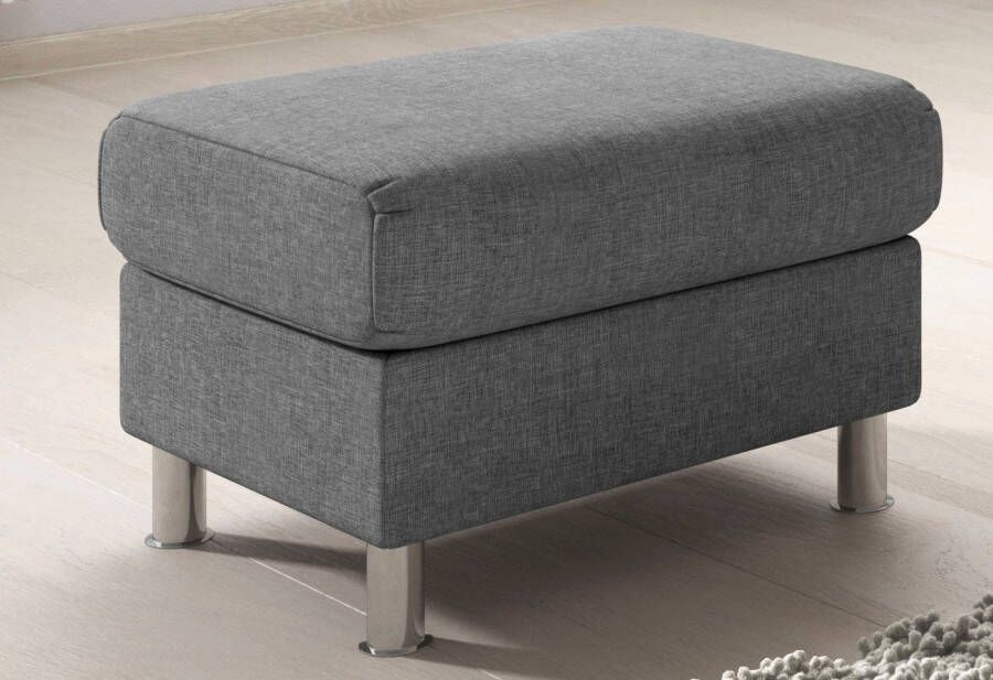 TRENDMANUFAKTUR Hocker Rondo II tijdloos en comfortabel naar keuze met comfortabele binnenvering vrij plaatsbaar