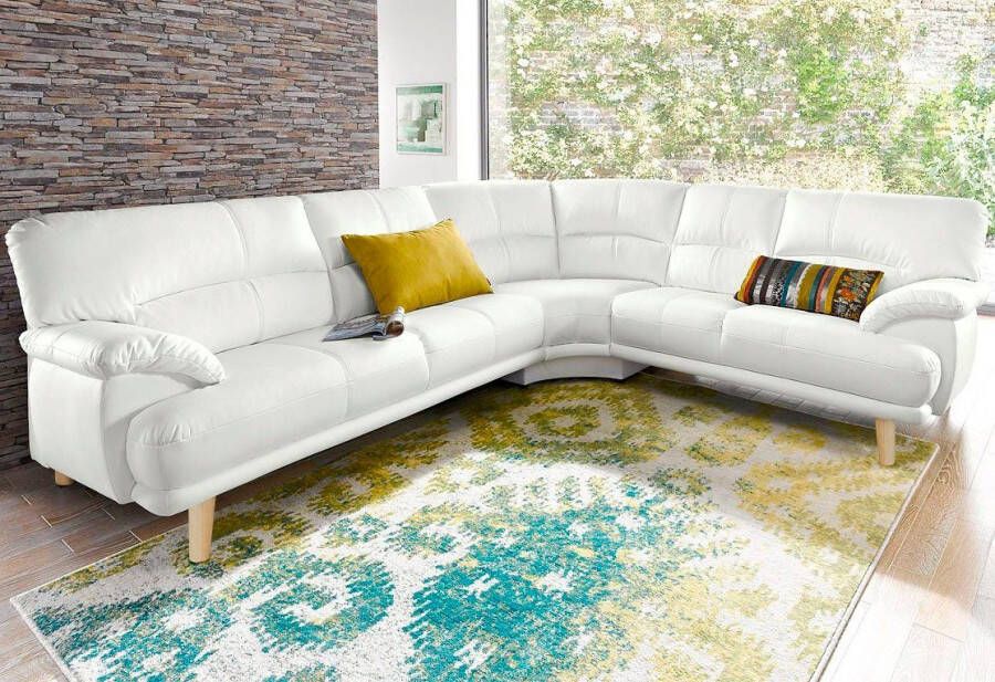 TRENDMANUFAKTUR Hoekbank Cecilia Italiaans design modern en comfortabel L-vorm