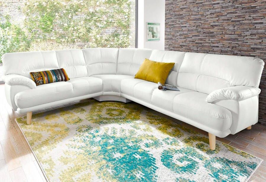 TRENDMANUFAKTUR Hoekbank Cecilia Italiaans design modern en comfortabel L-vorm