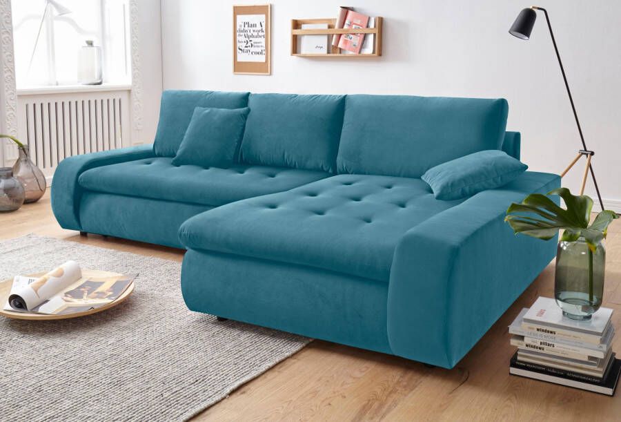 TRENDMANUFAKTUR Hoekbank Indie II geweldige afwerking comfortabel en aangenaam om op te zitten