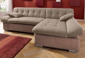 TRENDMANUFAKTUR Hoekbank optioneel met bedfunctie