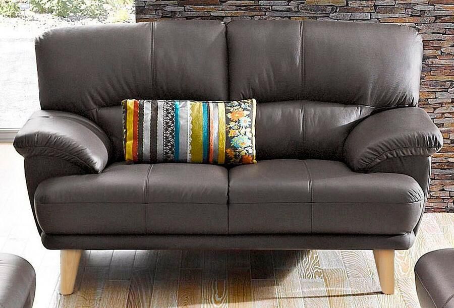 TRENDMANUFAKTUR 2-zitsbank Cecilia Italiaans design geweldige details hoog zitcomfort en extra comfortabele armleuningen