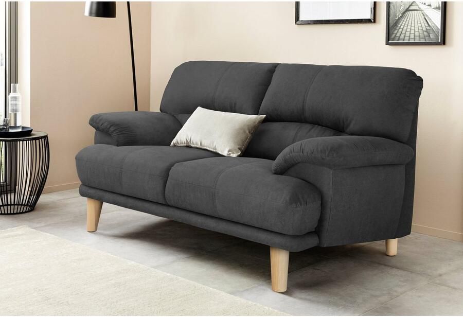 TRENDMANUFAKTUR 2-zitsbank Cecilia Italiaans design geweldige details hoog zitcomfort en extra comfortabele armleuningen