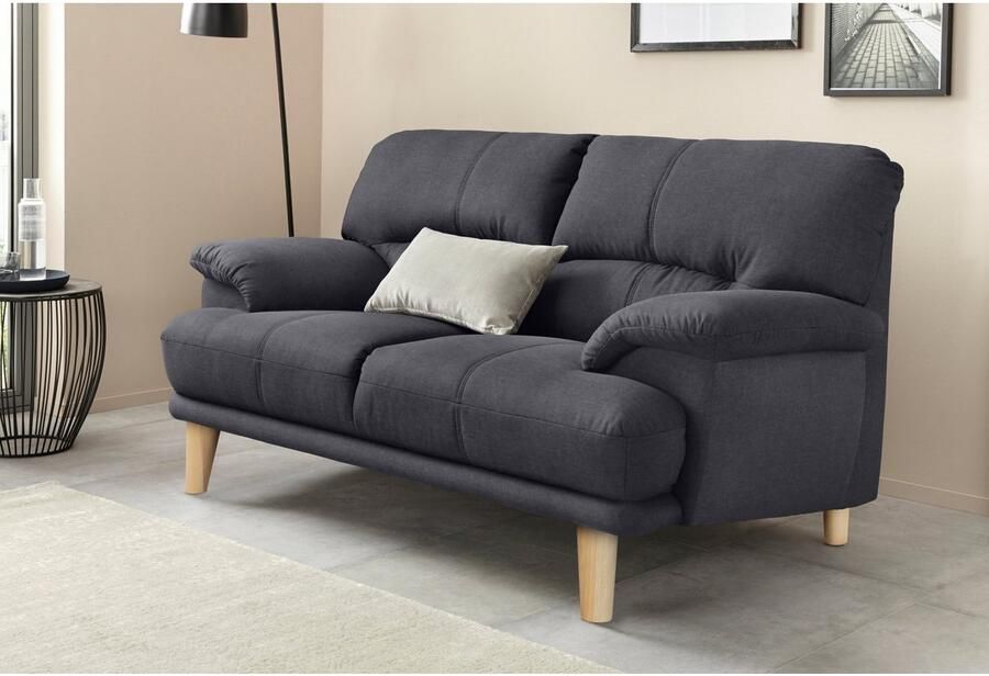 TRENDMANUFAKTUR 2-zitsbank Cecilia Italiaans design geweldige details hoog zitcomfort en extra comfortabele armleuningen