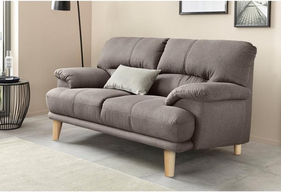 TRENDMANUFAKTUR 2-zitsbank Cecilia Italiaans design geweldige details hoog zitcomfort en extra comfortabele armleuningen