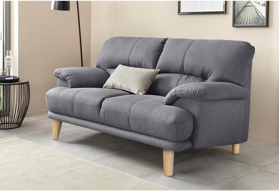 TRENDMANUFAKTUR 2-zitsbank Cecilia Italiaans design geweldige details hoog zitcomfort en extra comfortabele armleuningen