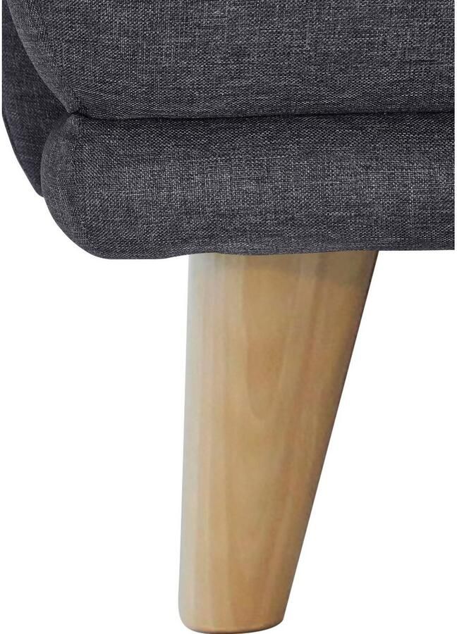 TRENDMANUFAKTUR 3-zitsbank Cecilia sofa in Italiaans design met geweldig zitcomfort extreem comfortabele armleuningen houten voeten