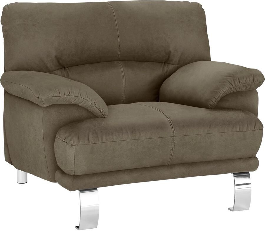 TRENDMANUFAKTUR Fauteuil Cecilia II loungestoel in Italiaans design (set)