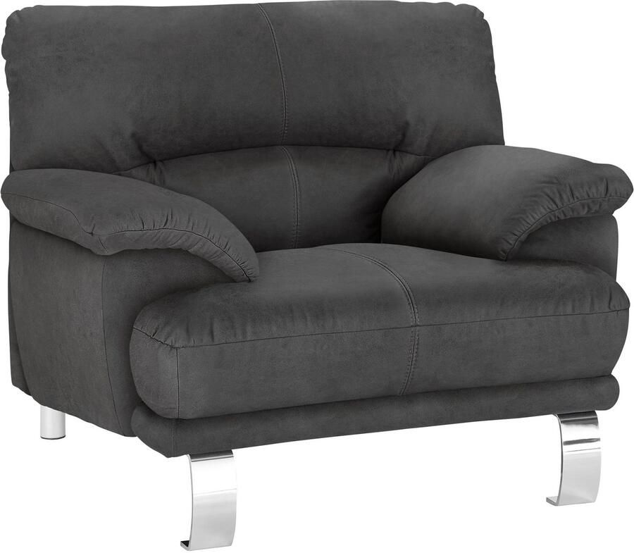 TRENDMANUFAKTUR Fauteuil Cecilia II loungestoel in Italiaans design (set)