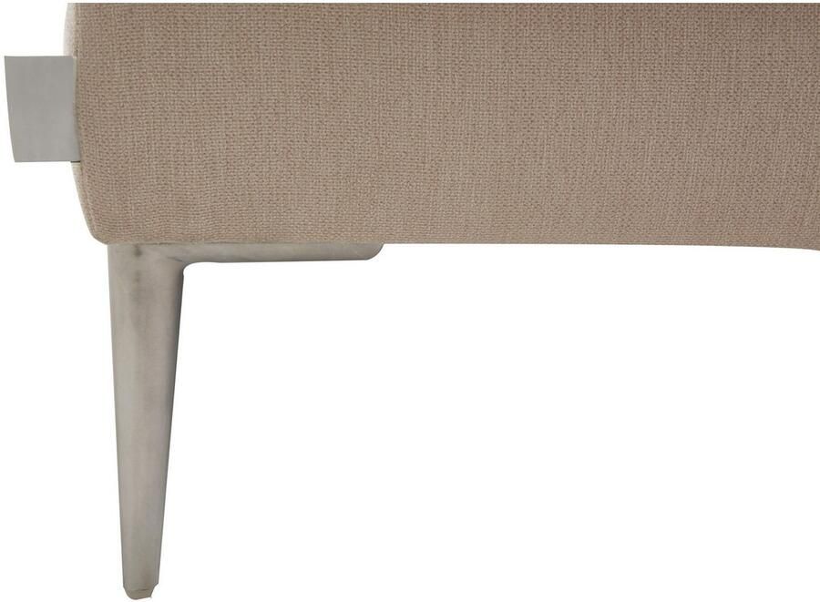 TRENDMANUFAKTUR Hocker Lille elegant en comfortabel door een zithoogte van 46 cm hoge voet