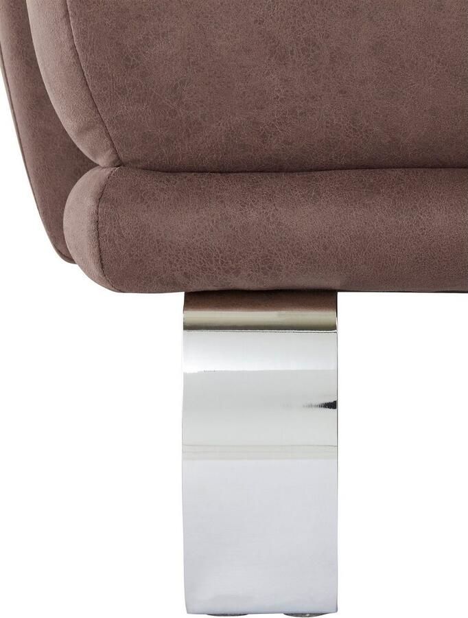 TRENDMANUFAKTUR Hoekbank Cecilia II in Italiaans design comfortabel hoog zitcomfort L-vorm
