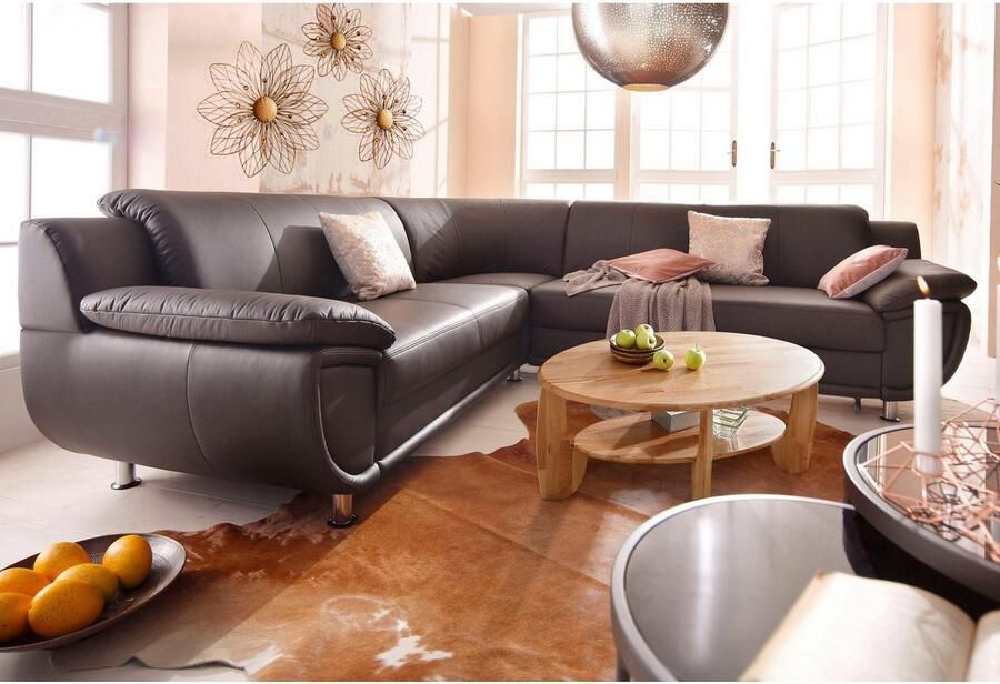 TRENDMANUFAKTUR Hoekbank Rondo naar keuze met slaapfunctie comfortabele armleuningen Bestseller