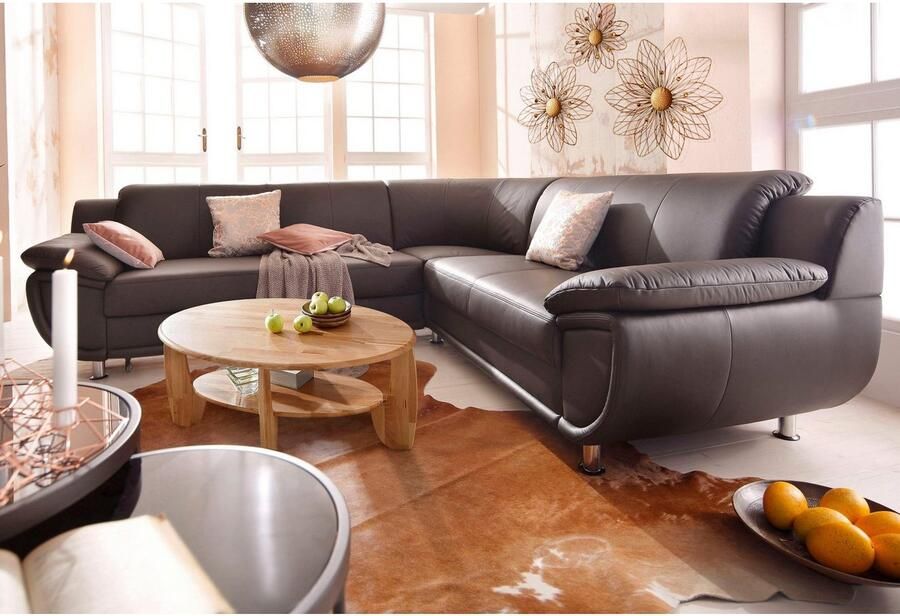 TRENDMANUFAKTUR Hoekbank Rondo naar keuze met slaapfunctie comfortabele armleuningen Bestseller