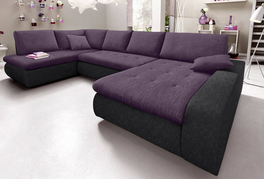 TRENDMANUFAKTUR Zithoek Indie geweldig zitcomfort uitgebreide detailafwerking U-vorm