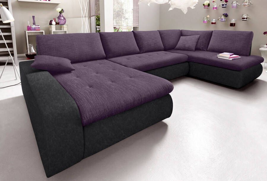 TRENDMANUFAKTUR Zithoek Indie geweldig zitcomfort uitgebreide detailafwerking U-vorm