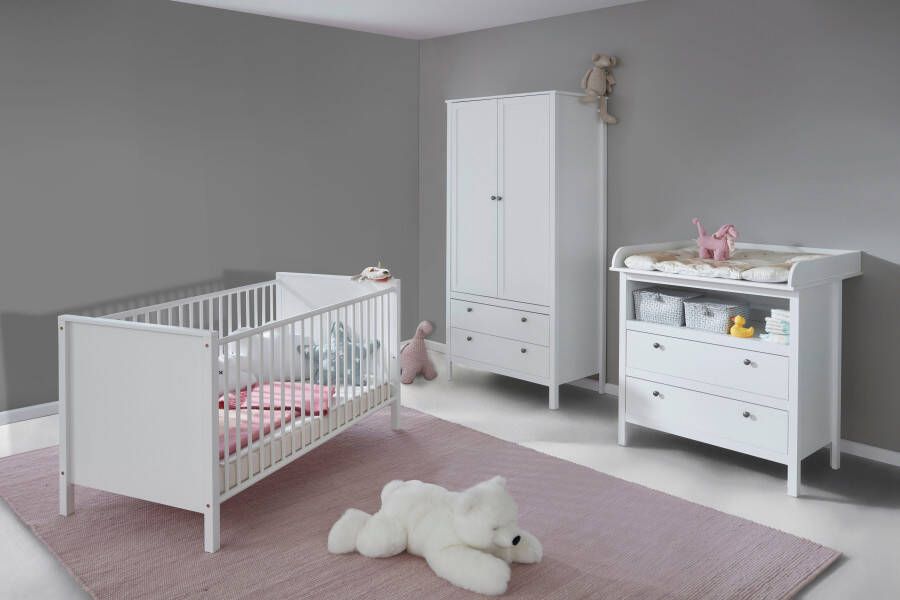 Trendteam Complete babykamerset Ole Bed + commode + 2-deurs kast (set 3 stuks)