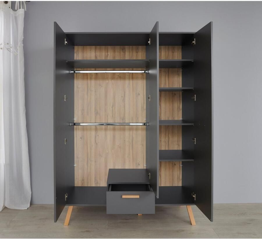 Trendteam Kledingkast Mats 3 deurs