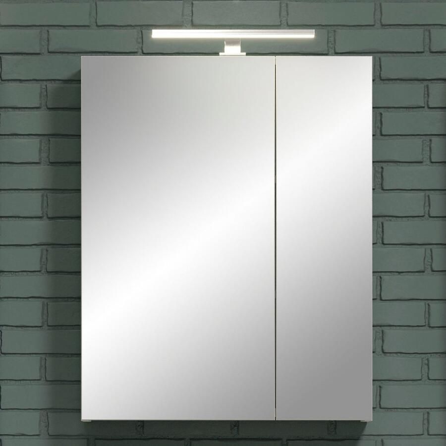 Trendteam Led-spiegellamp Lengte 30 cm LED badkamer opbouwlamp met koud licht Met multibox