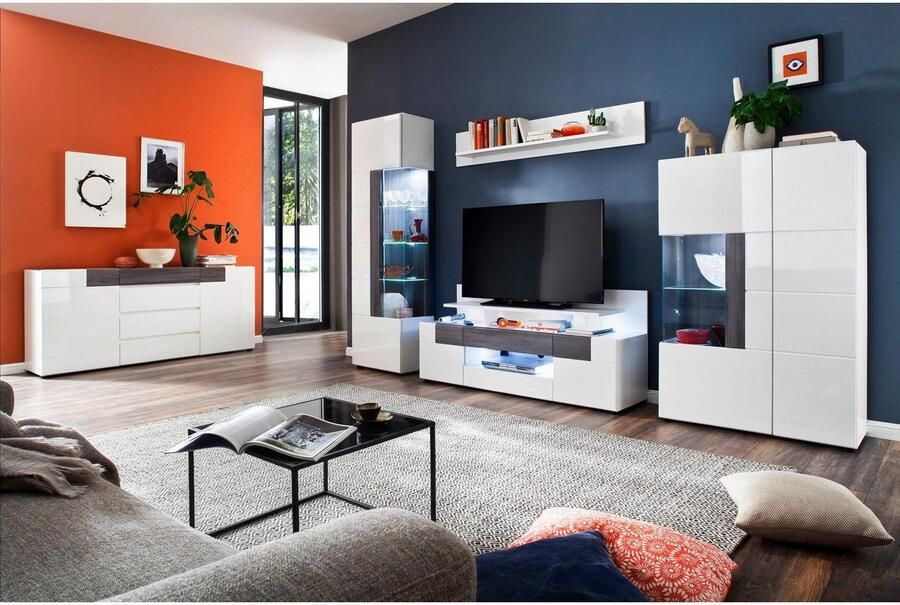 Trendteam Wandplank Taormina Tijdloos wandplank Afmetingen (B D H) 153 20 26 cm