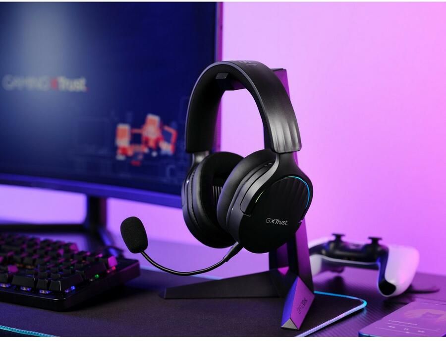 Trust Fayzo GXT491 Draadloze PC PlayStation headset Zwart - Foto 9
