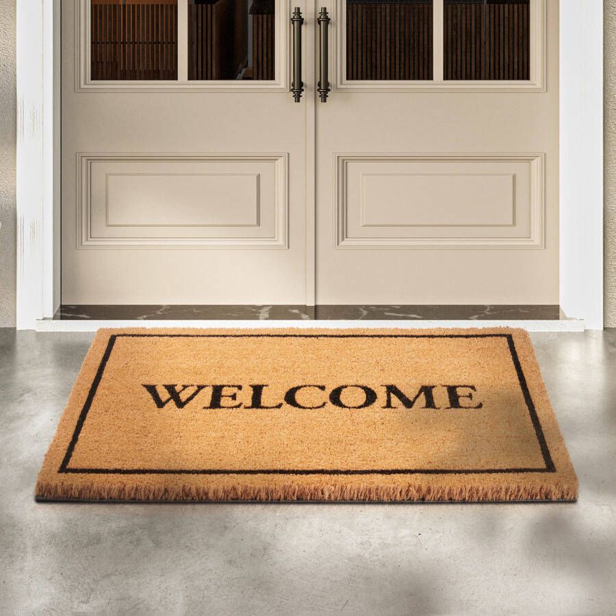 Villeroy & Boch Mat Caroline Welcome deurmat Robuust binnen buiten vuilafstotend weerbestendig natuur kokos