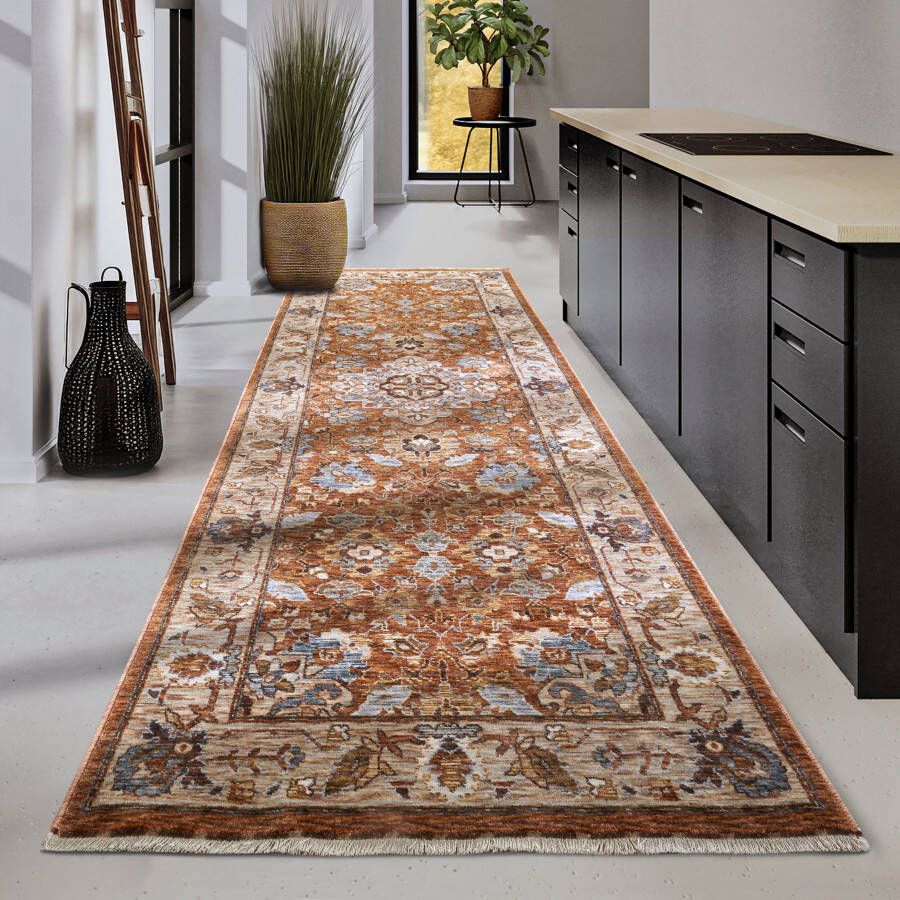 Villeroy & Boch Vloerkleed Egon Oosters franjes loper woonkamer slaapkamer klassiek