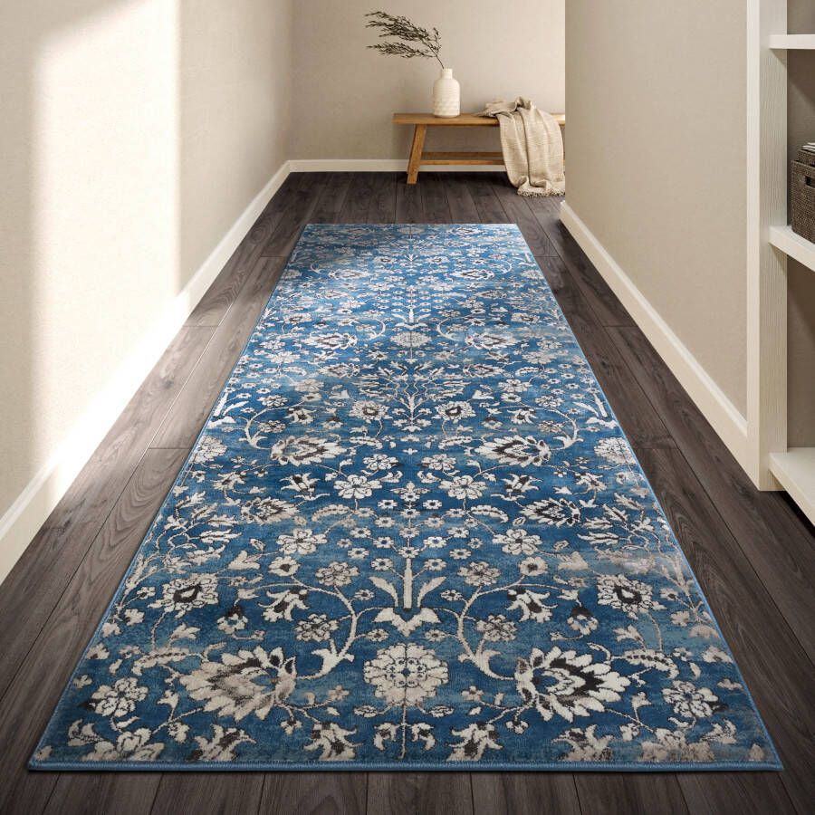 Villeroy & Boch Vloerkleed Ernest Loper Oosters in een vintage-look woonkamer laagpolig