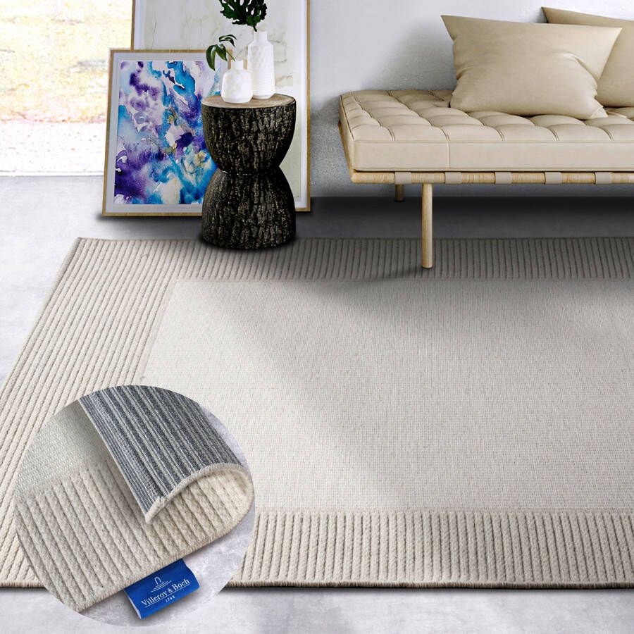 Villeroy & Boch Wollen kleed Johann Scheerwol wol natuur woonkamer slaapkamer boho scandi