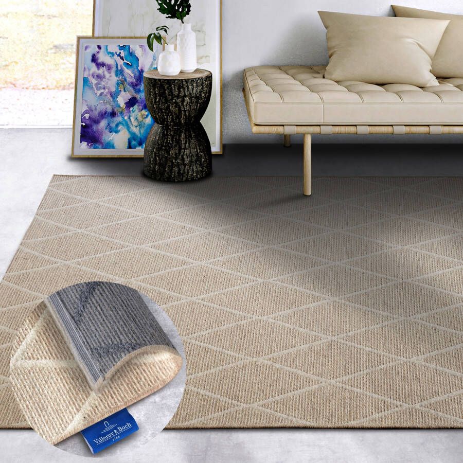 Villeroy & Boch Wollen kleed Maria Scheerwol wol natuur woonkamer slaapkamer boho scandi