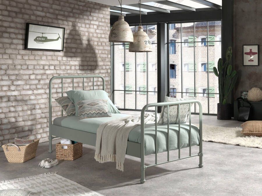 Vipack Kinderbed Bronxx eenpersoonsbed 90 200 zeer stabiel romantische uitstraling - Foto 2