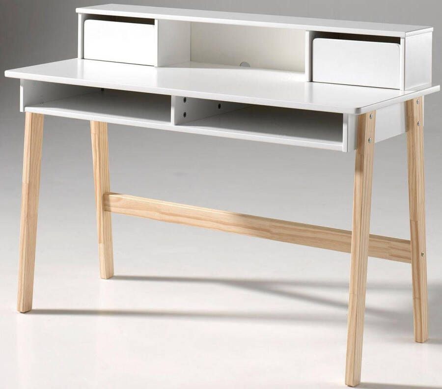 Vipack kinderbureau Kiddy met opzet wit 120x55x90 cm Leen Bakker - Foto 6