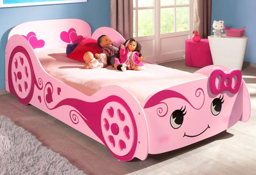 Vipack Kinderledikant LoveCar in speelse look een hoogtepunt in de kinderkamer