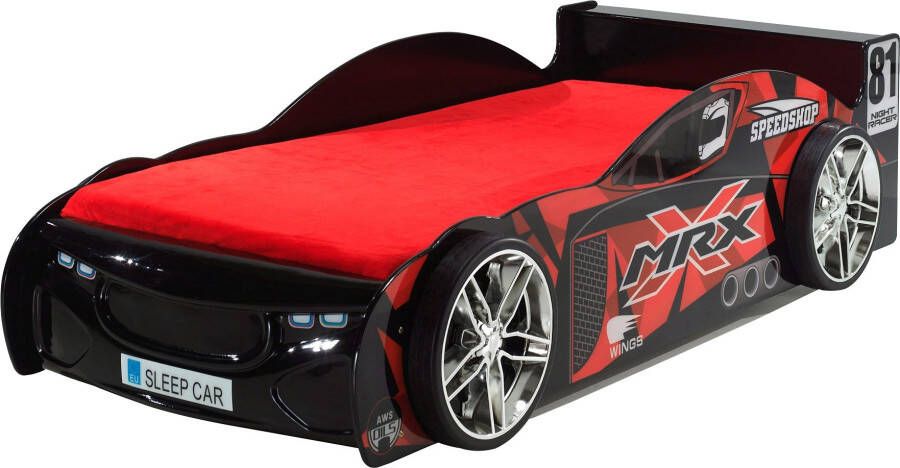 Vipack Bed Mrx Raceauto 90 x 200 cm zwart