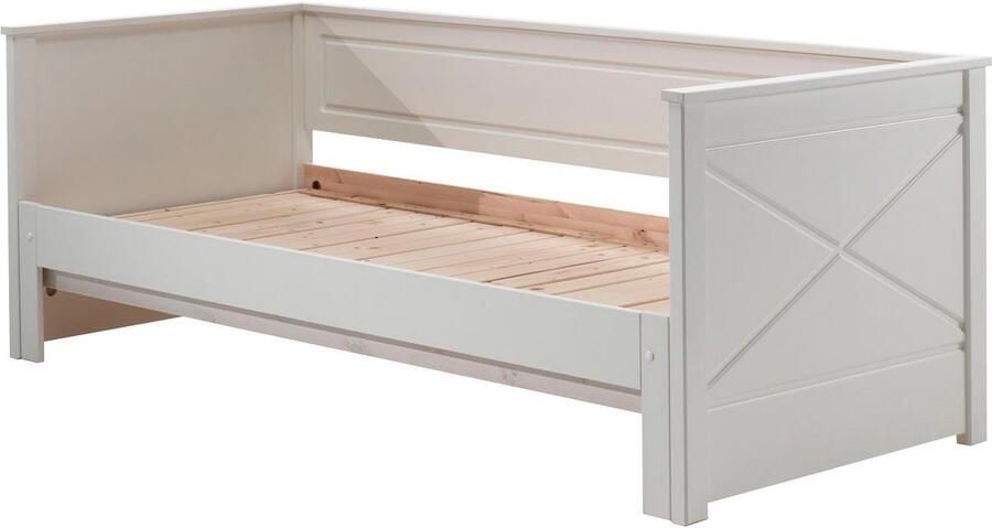 Vipack Bed Pino Hoogslaper LF 90x200 cm uittrekbar tot 180x200 cm uitvoering wit gelakt - Foto 6