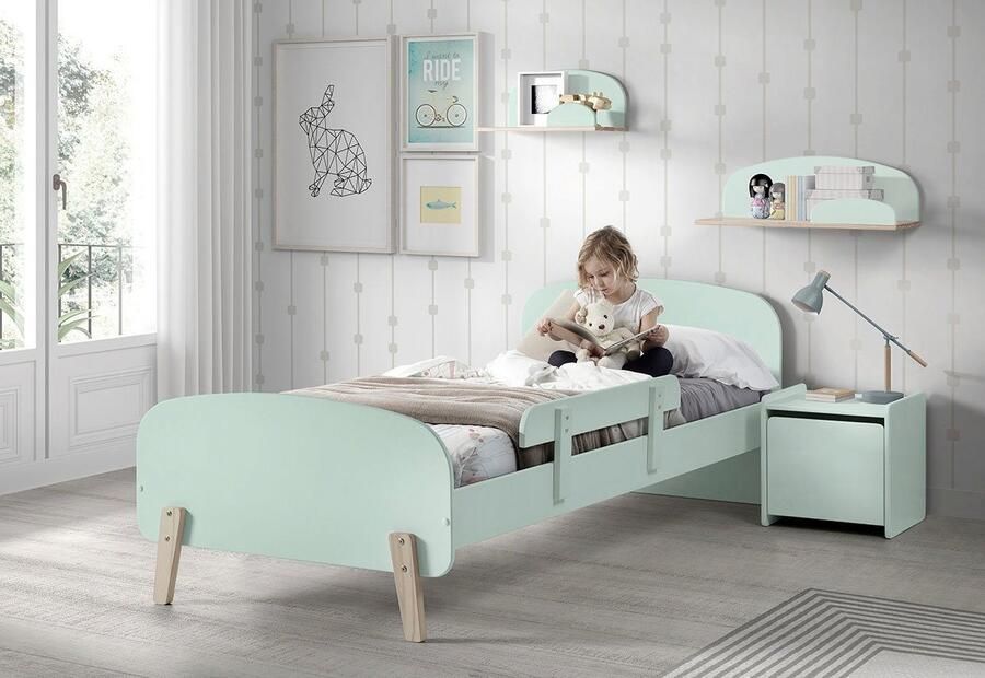 Vipack uitvalbeveiliging Kiddy mintgroen 24 5x90 5x5 5 cm Leen Bakker