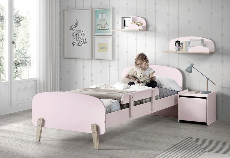 Vipack uitvalbeveiliging Kiddy oud roze 24 5x90 5x5 5 cm Leen Bakker