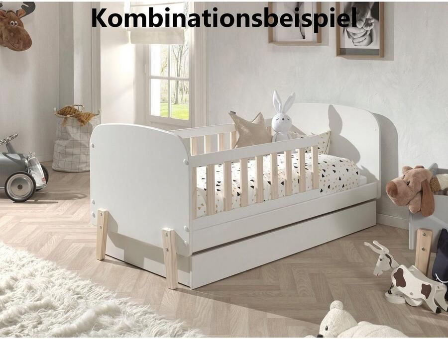 Vipack Bedlade voor peuterbed Kiddy wit