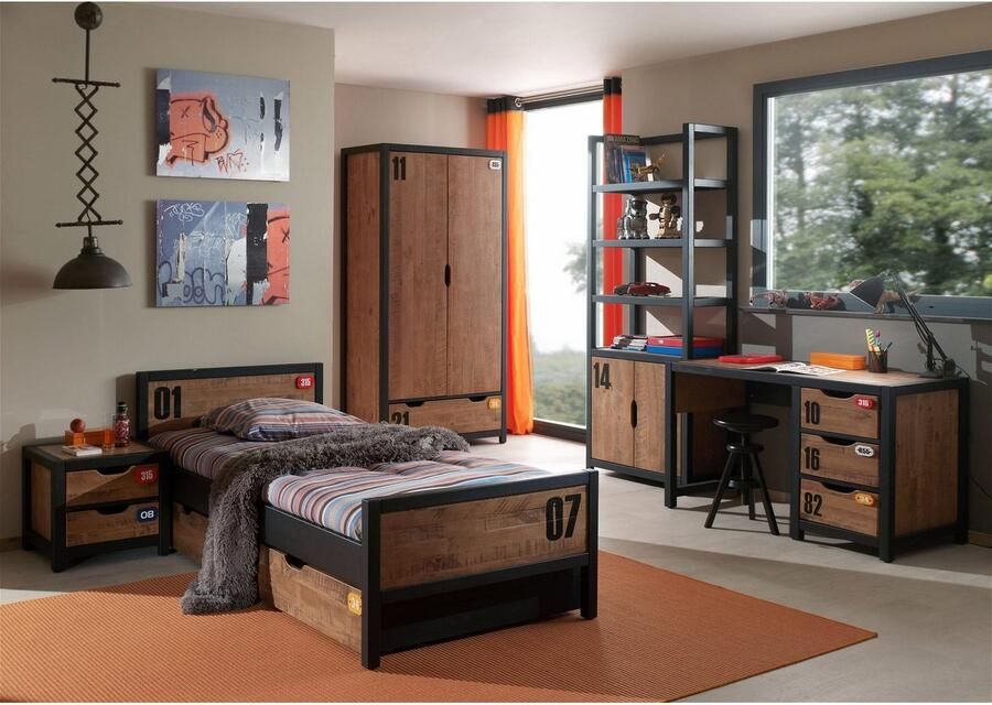 Vipack Kinderledikant Alex van gedeeltelijk massief grenen en mdf - Foto 7