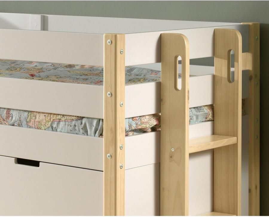 Vipack Hoogslaper Magrit met 3 ruime lades veel opbergruimte moderne uitstraling