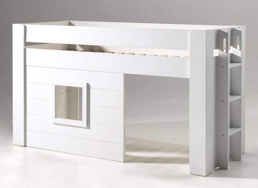 Vipack Hoogslaper Noah een geweldig stapelbed met hoge stabiliteit wit gelakt - Foto 2