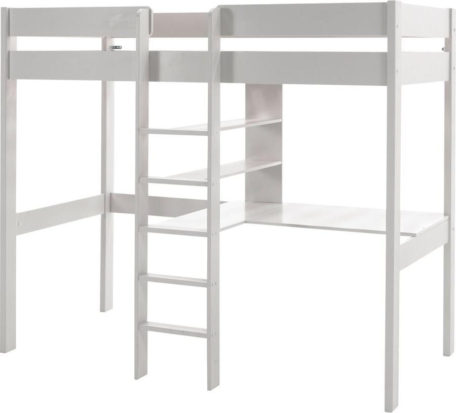 Vipack Hoogslaper PINO met schrijfblad en rek
