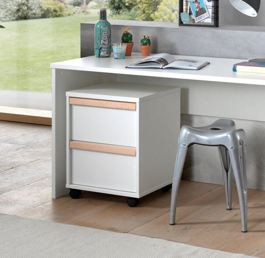 Vipack rolcontainer voor bureau London wit 59 7x48 1x40 cm Leen Bakker - Foto 4