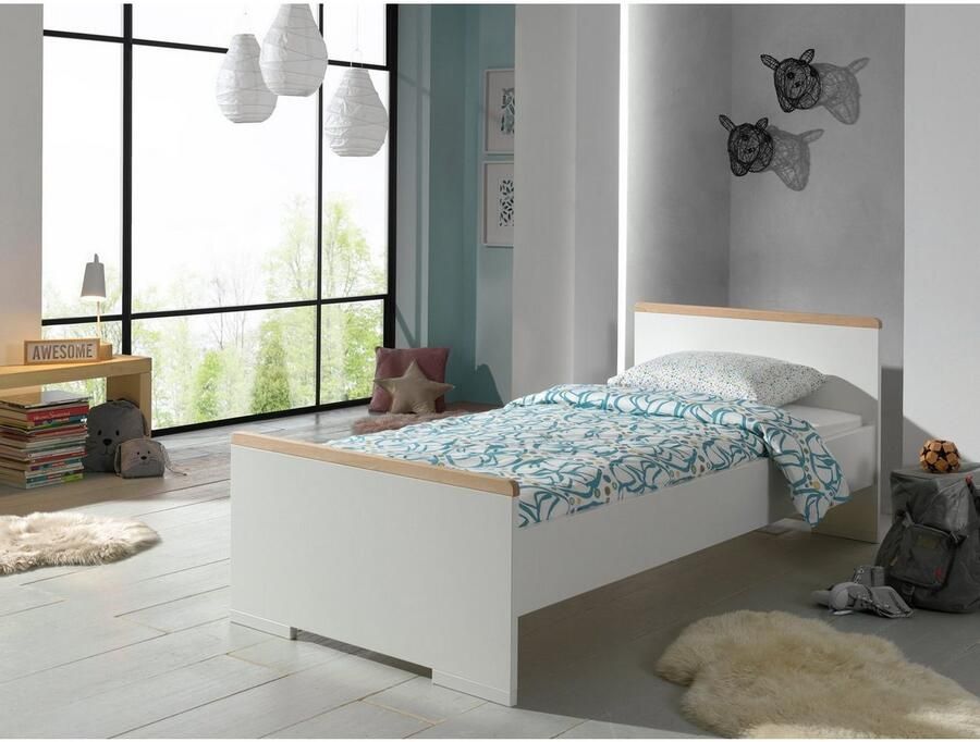 Vipack Kinderbed Londen 1-persoons met melamine-oppervlak