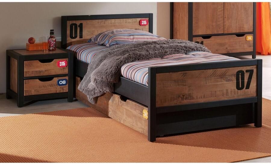 Vipack Kinderledikant Alex van gedeeltelijk massief grenen en mdf - Foto 9